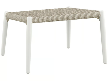 RONDO - Rectangular low aluminium garden side table by JANUS et Cie - view 2